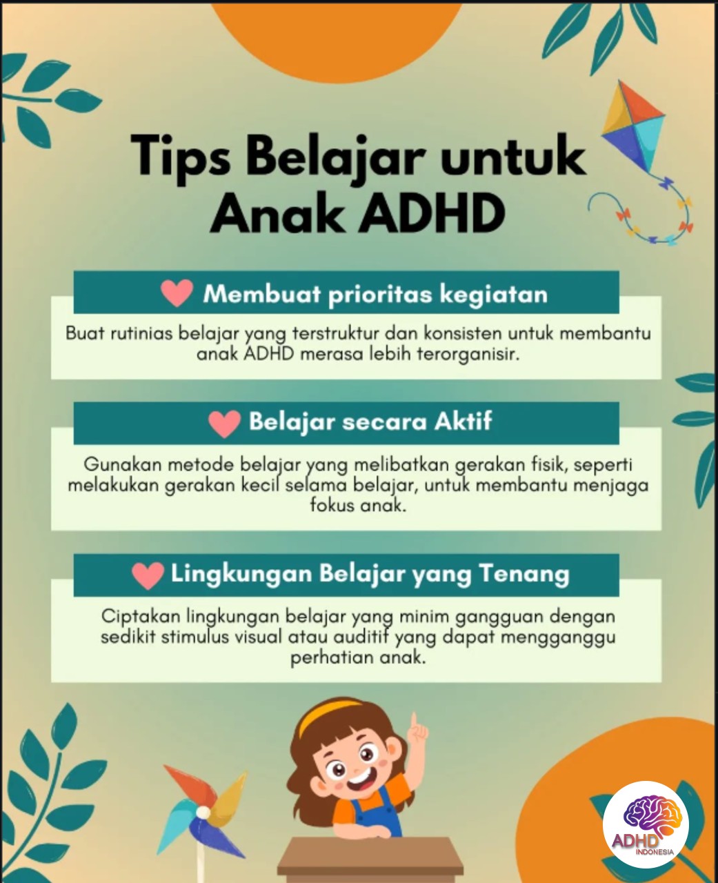 Strategi Belajar yang Cocok untuk Anak ADHD di Kabupaten Merangin